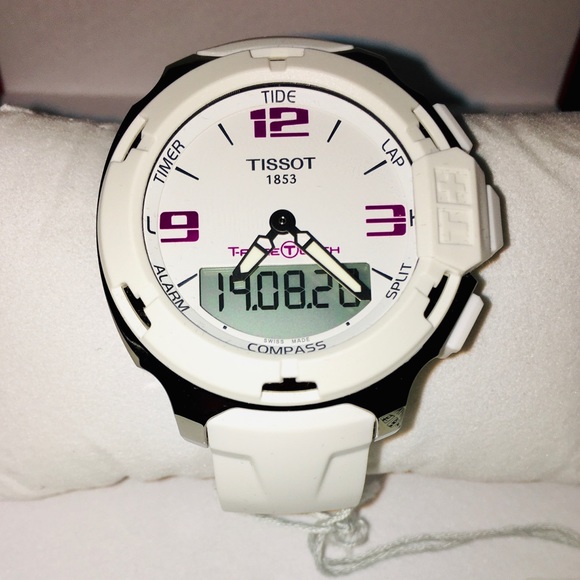 NiB TiSSOT T-RACE T-TOUCH anadigi unisex watch ! - Picture 2 of 11
